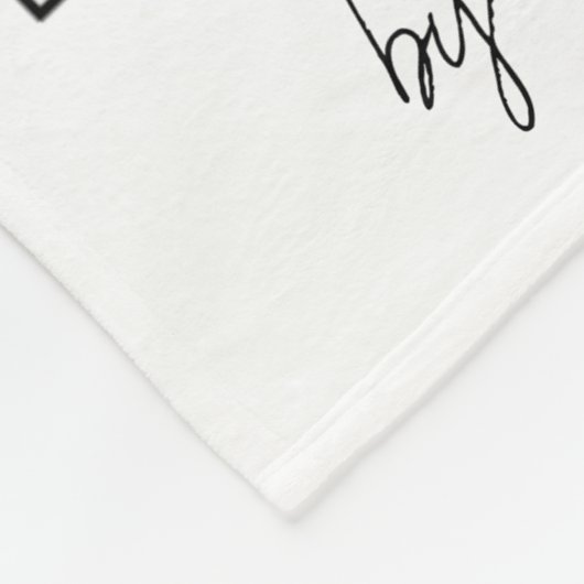 Funny Personalized Black White Crossword Puzzle Fleece Deken (Hoek)