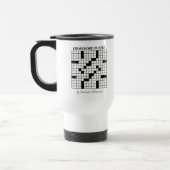 Funny Personalized Black White Crossword Puzzle Reisbeker (Links)
