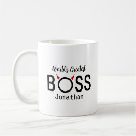 Funny Personalized Boss Horns Coffee Mok