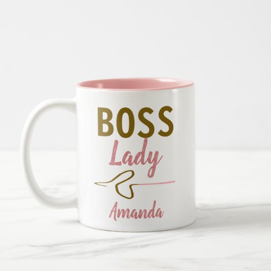 Funny Personalized Boss Lady Whip Mok (Links)
