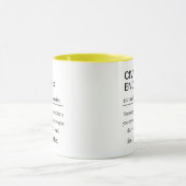 Funny Personalized Civil Engineer Definition Mok (Midden)