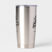 Funny Personalized Custom Tumbler Geïsoleerde Drinkbeker (Links)
