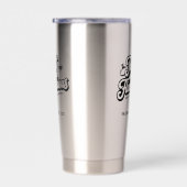 Funny Personalized Custom Tumbler Geïsoleerde Drinkbeker (Rechts)