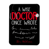 Funny Personalized Doctor grappig doctor gezegde Magneet (Verticaal)