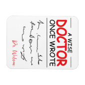 Funny Personalized Doctor grappig doctor gezegde Magneet (Horizontaal)