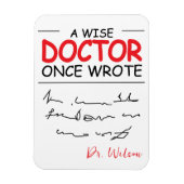 Funny Personalized Doctor grappig doctor gezegde Magneet (Verticaal)