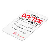 Funny Personalized Doctor grappig doctor gezegde Magneet (Linkerzijde)