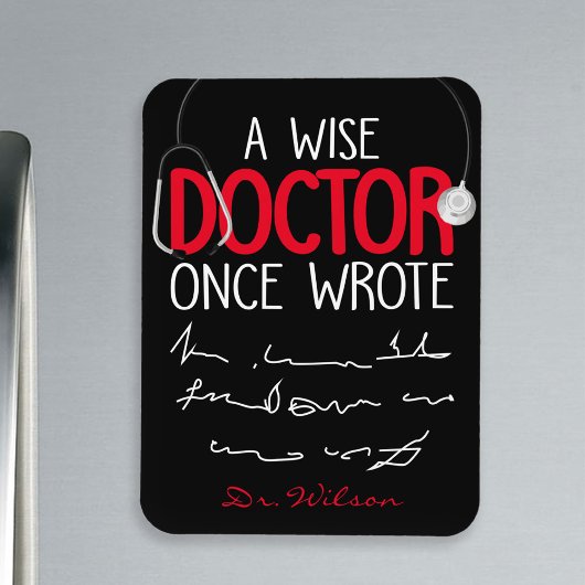 Funny Personalized Doctor grappig doctor gezegde Magneet