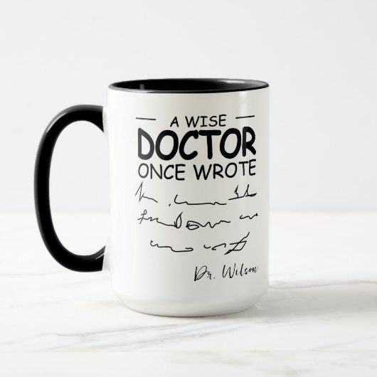 Funny Personalized Doctor grappig doctor gezegde Mok (Links)