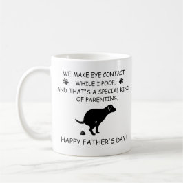 Funny Personalized Dog Dad, Dog Poop Vaderdag Koffiemok