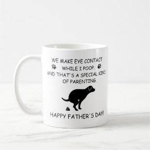 Funny Personalized Dog Dad, Dog Poop Vaderdag Koffiemok