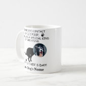 Funny Personalized Dog Dad, Dog Poop Vaderdag Koffiemok (Voorkant links)