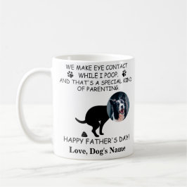 Funny Personalized Dog Dad, Dog Poop Vaderdag Koffiemok