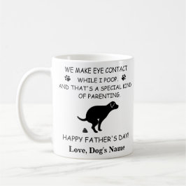 Funny Personalized Dog Dad, Dog Poop Vaderdag Koffiemok
