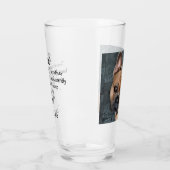 Funny Personalized Dog Dad Glas (Links)