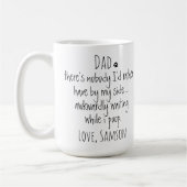 Funny Personalized Dog Dad Koffiemok (Links)