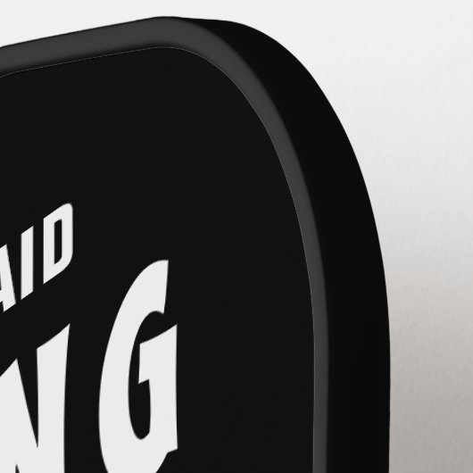 Funny Personalized Drink Beer Pickleball Paddle (Links Detail)