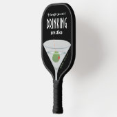 Funny Personalized Drink Martini Pickleball Paddle (Links)