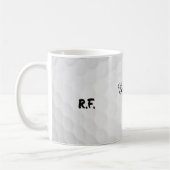 Funny Personalized Entitled 1 Initial Golf Name Koffiemok (Links)