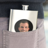 FUNNY Personalized Face Photo Groomsman Gift Flacon (Voorbeeld)