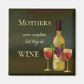 Funny Personalized Fine Art Wine Magnet (Voorkant)