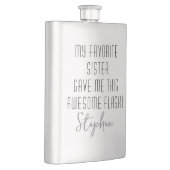 Funny Personalized from Favorite Sister Modern Flacon (Rechts)