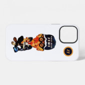Funny Personalized Guitar Player Apple iPhone Case Hoesje (Achterkant horizontaal)