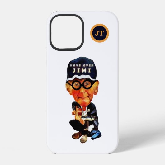 Funny Personalized Guitar Player Apple iPhone Case Hoesje (Achterkant)