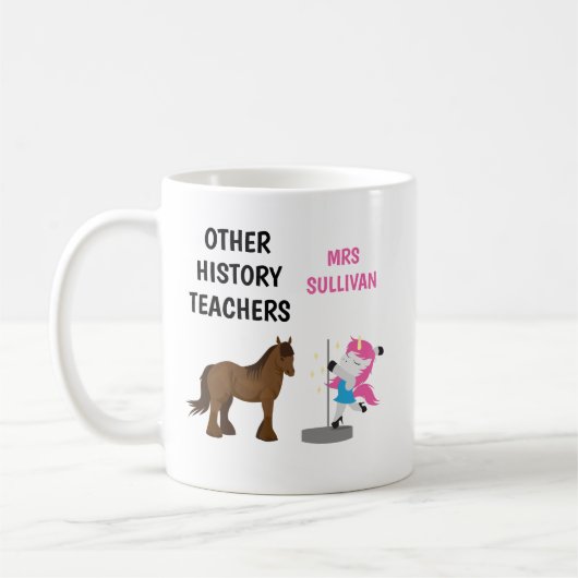 Funny Personalized History Teacher Mok Gift (Links)