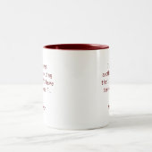 Funny Personalized I Survived Kantoor Meeting Tweekleurige Koffiemok (Center)