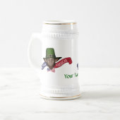 Funny personalized Irish american Bierpul (Voorkant links)