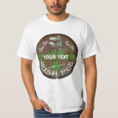 Funny Personalized Irish pub sign T-shirt (Voorkant)