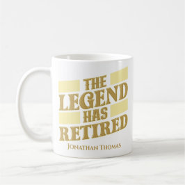 Funny Personalized Legend Retirement Koffiemok