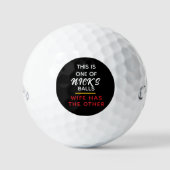 Funny Personalized Lost Ball Message Golf Balls Golfballen (Voorkant)