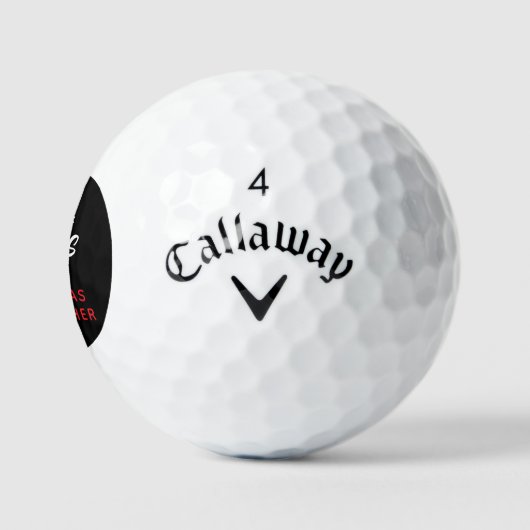 Funny Personalized Lost Ball Message Golf Balls Golfballen (Logo)