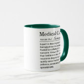 Funny Personalized Medical Coder Definition  Mok (Voorkant rechts)