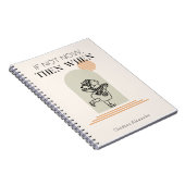 Funny Personalized Motivatie Notitieboek (Rechterzijde)