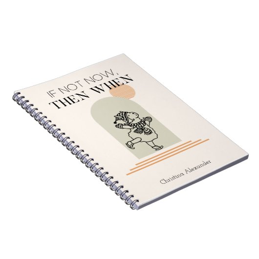 Funny Personalized Motivatie Notitieboek (Rechterzijde)