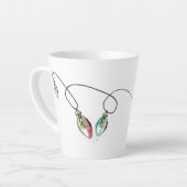 Funny Personalized Mugs for Kerstmis Latte Mok (Linkerhoek)