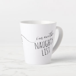 Funny Personalized Mugs for Kerstmis Latte Mok