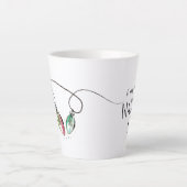 Funny Personalized Mugs for Kerstmis Latte Mok (Voorkant)