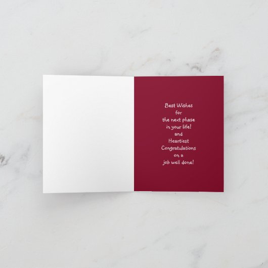 Funny Personalized Name Afstuderen Gefeliciteerd Kaart (Binnen)