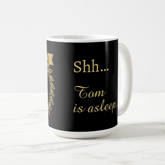 Funny Personalized Nap Champion (Customizable) Mug Koffiemok (Voorkant rechts)