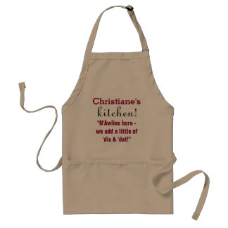 Funny Personalized N'Awlins Apron Standaard Schort