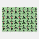 Funny personalized non denominational Kerstmis Inpakpapier Vel (Voorkant 2)