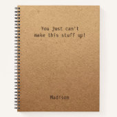 Funny Personalized Notes Kantoor Meeting Notitieboek (Voorkant)