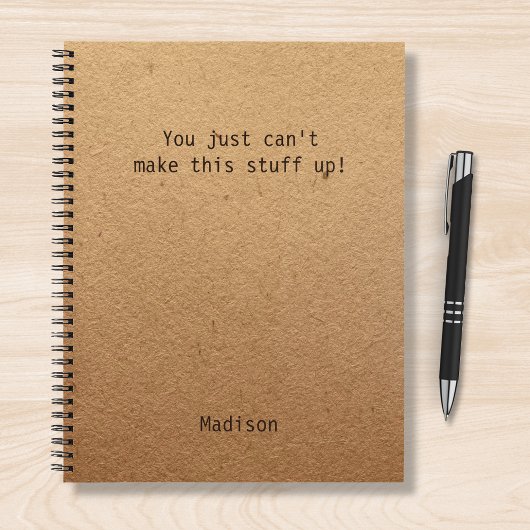 Funny Personalized Notes Kantoor Meeting Notitieboek