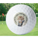 Funny Personalized Novelty Monogram Cat Advice Golfballen<br><div class="desc">Soms zou je moeten luisteren naar deze duizelige kleine mensen — een leuke golfbal en boodschap voor de persoon die je op dit moment goed kunt bedenken. Om het even welke speciale verzoeken of ontwerpvragen, of verzend een praatje of een e-mail naar charmdesignstudio@rcn.com en wij zullen zeer verheugd zijn om...</div>