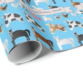 Funny Personalized Old MacDonald's Boerderij Cadeaupapier (Rol Hoek)