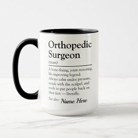 Funny Personalized Orthopedic Surgeon Definition Mok (Links)
